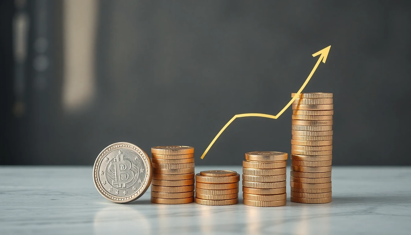 Waage, die Dividenden und Wachstum vergleicht